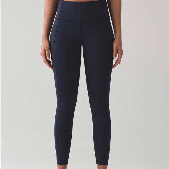 lululemon athletica Pants - Lululemon Navy Leggings- Size 2